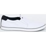 Slip on tenisky Tommy Hilfiger Iconic v bílé barvě z gumy ve velikosti 45 bez zapínání 