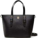 Tommy Hilfiger Th Timeless Small Tote Blk Aw0aw139
