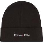 Pánské Zimní čepice Tommy Hilfiger v černé barvě ve velikosti 0 