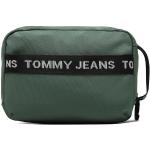 Pánské Taštičky Tommy Hilfiger Essentials v zelené barvě z džínoviny 
