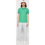 Pánská  Trička s límečkem Tommy Hilfiger v zelené barvě z bavlny 