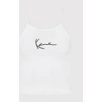 Karl Kani Top Small Signature Tape 6137010 Bílá Cropped Fit
