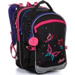 Dívčí Dětské batohy Topgal vícebarevné s puntíkovaným vzorem s hrudním popruhem pro věk pro 1. stupeň 