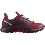Pánská  Treková obuv Salomon Supercross v červené barvě Gore-texová 