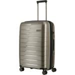 Plastové kufry Travelite v béžové barvě v elegantním stylu o objemu 71 l 
