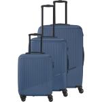 Pánské Sady kufrů Travelite v modré barvě v moderním stylu s integrovaným zámkem 