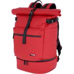Travelite Basics Rollup backpack bottom compartm Red 26l
