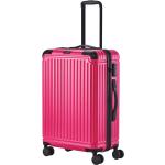 Dámské Abs kufry Travelite v růžové barvě v moderním stylu 