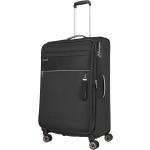 Textilní kufry Travelite v černé barvě v elegantním stylu z látky o objemu 90 l 