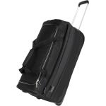 Textilní kufry Travelite v černé barvě v elegantním stylu o objemu 71 l 