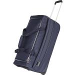 Textilní kufry Travelite v námořnicky modré barvě v elegantním stylu o objemu 71 l 