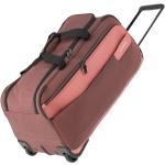 Textilní kufry Travelite v pudrové barvě sportovní s reflexními prvky o objemu 61 l 