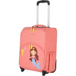 Dětské Textilní kufry Travelite Youngster v růžové barvě z látky 