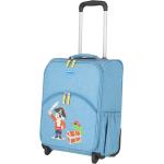 Dětské Textilní kufry Travelite Youngster v modré barvě z látky 