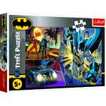 Puzzle Trefl pro věk 5 - 7 let s motivem Batman 100 dílků 