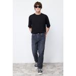 Pánské Boyfriend jeans Trendyol v antracitové barvě z bavlny ve velikosti 8 XL ve slevě 