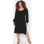 Dámské Denní šaty Trendyol v černé barvě z akrylu ve velikosti 10 XL ve slevě plus size 
