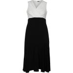 Dámské Šaty Trendyol v černé barvě colour blocking z polyesteru ve velikosti XXL ve slevě plus size 