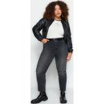 Pánské Džíny s vysokým pasem Trendyol v šedé barvě z bavlny ve velikosti XXL ve slevě plus size 