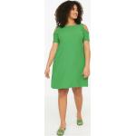 Dámské Pletené šaty Trendyol v zelené barvě z polyesteru ve velikosti 10 XL ve slevě plus size 