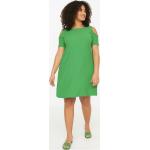 Dámské Pletené šaty Trendyol v zelené barvě z polyesteru ve velikosti XXL ve slevě plus size 