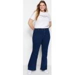 Pánské Džíny s vysokým pasem Trendyol v indigo barvě z bavlny ve velikosti XL ve slevě plus size 