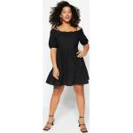 Dámské Mini šaty Trendyol v černé barvě ve velikosti XXL ve slevě plus size 