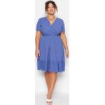 Dámské Letní šaty Trendyol v modré barvě z polyesteru ve velikosti 3 XL ve slevě plus size 