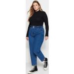 Pánské Boyfriend jeans Trendyol v modré barvě z bavlny ve velikosti XL ve slevě 