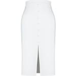 Dámské Pouzdrové sukně Trendyol v bílé barvě z polyesteru ve velikosti 3 XL s vysokým pasem ve slevě plus size 