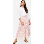 Dámské Dlouhé sukně Trendyol vícebarevné s květinovým vzorem z polyesteru ve velikosti 10 XL maxi ve slevě 