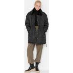 Dámské Zimní kabáty Trendyol v černé barvě z polyesteru ve velikosti L podšité ve slevě 