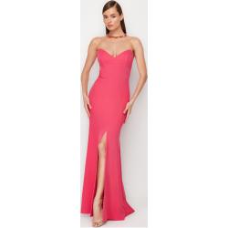 Trendyol Fuchsia Elegant Fitted Evening Dress