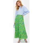 Dámské Dlouhé sukně Trendyol v zelené barvě s květinovým vzorem z viskózy ve velikosti 9 XL maxi ve slevě 