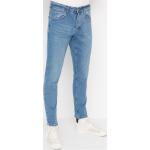 Pánské Slim Fit džíny Trendyol v modré barvě z bavlny ve velikosti 9 XL ve slevě 