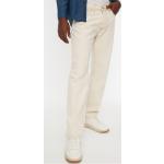 Pánské Regular fit džíny Trendyol ve smetanové barvě z bavlny ve velikosti L ve slevě 