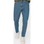 Pánské Boyfriend jeans Trendyol v námořnicky modré barvě ve vintage stylu z bavlny ve velikosti L ve slevě 