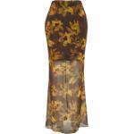 Dámské Tylové sukně Trendyol vícebarevné s květinovým vzorem z polyesteru ve velikosti 10 XL maxi ve slevě 