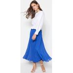Dámské Dlouhé sukně Trendyol v modré barvě z polyesteru ve velikosti 9 XL maxi ve slevě 