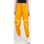 Dámské Fitness kalhoty adidas Adidas by Stella McCartney v oranžové barvě z polyesteru ve velikosti L 