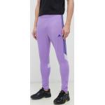 Fitness kalhoty adidas Tiro ve fialové barvě ve velikosti L ve slevě 