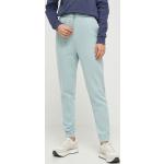 Dámské Designer Fitness kalhoty Calvin Klein PERFORMANCE v modré barvě ve velikosti M s vysokým pasem ve slevě 