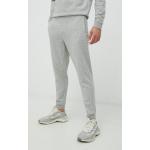 Pánské Designer Fitness kalhoty Calvin Klein PERFORMANCE v šedé barvě z bavlny ve velikosti XXL ve slevě plus size 