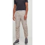 Designer Fitness kalhoty Calvin Klein PERFORMANCE v šedé barvě z nylonu ve velikosti XXL plus size 