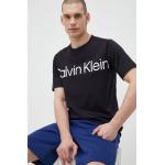 Designer Sportovní polokošile Calvin Klein PERFORMANCE v černé barvě z polyesteru ve velikosti M 