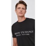 Tričko Armani Exchange pánské, černá barva, s potiskem, 8NZT72 Z8H4Z NOS