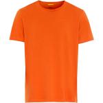Pánská  Trička s kulatým výstřihem Camel Active v oranžové barvě z bavlny ve velikosti 3 XL s krátkým rukávem s kulatým výstřihem plus size 