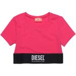 Dětská sportovní trička Dívčí v červené barvě od značky Diesel z obchodu Vermont.cz s poštovným zdarma 