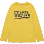 Dětská trička s dlouhým rukávem Chlapecké v žluté barvě od značky Diesel z obchodu Vermont.cz s poštovným zdarma 