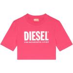 Dětská trička s límečkem Dívčí v červené barvě od značky Diesel z obchodu Vermont.cz s poštovným zdarma 